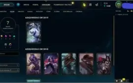 Conta Nvl 73 Ouro II 41 champs 7 Skins  por R$60,00