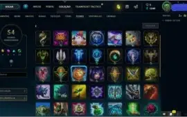 Conta Nvl 73 Ouro II 41 champs 7 Skins  por R$60,00