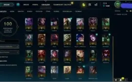 Conta Nvl 73 Ouro II 41 champs 7 Skins  por R$60,00