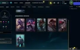 Conta Nvl 73 Ouro II 41 champs 7 Skins  por R$60,00