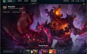 Conta de lol platina 4 150 reais