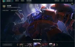 Conta de lol platina 4 150 reais