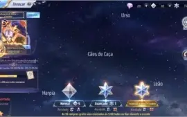 Conta Saint Seiya