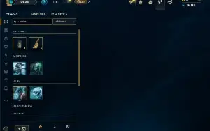 Mestre com 20 champs e 7 Skins