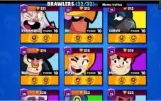 CV 13 Quase Full + Brawl Stars com todos os Brawlers