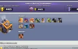 CONTA CLASH OF CLANS CV14!