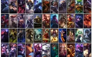 Conta bronze 1 com TODOS os champs e 160 Skins
