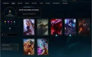 Conta unranked com skins e  icone raro 2014