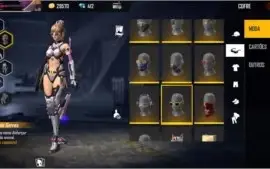 Conta de Free Fire level 61 super gemada