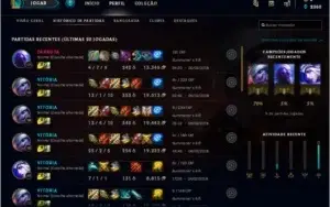 CONTA DE LOL LEVEL 14