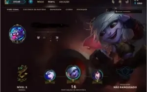CONTA DE LOL LEVEL 14