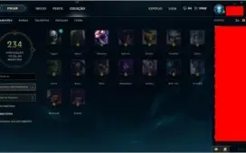 Conta league of legends com skins raras da season 2