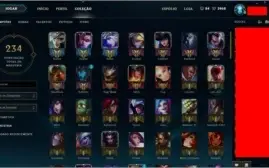 Conta league of legends com skins raras da season 2