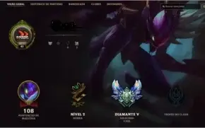Vendo conta de League of Legends D5