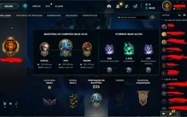 Conta Legue of Legends (lol) antiga ano 2013