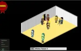 Conta habbo com efeitos totem NICK PERSONALIZADO
