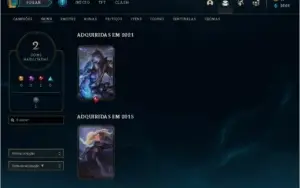 Conta lvl 9 com Lee sin dragão da tormenta