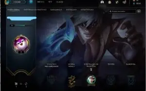 Conta lvl 9 com Lee sin dragão da tormenta