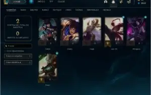 Conta lvl 9 com Lee sin dragão da tormenta