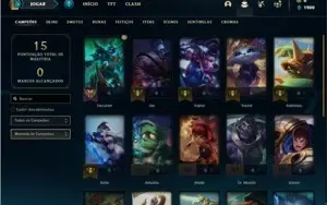 Conta ouro 1 com 25 Champs e 4 Skins