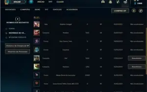 Conta ouro 1 com 25 Champs e 4 Skins
