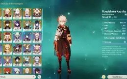 Conta AR60 Hutao, Yelan C1, Zhongli, Shogun, Alhaithan....