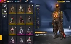 Free fire 31 Passes ,4 Cubos ,36 Salas e varias skins