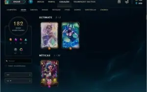 Conta com ALL Champions - 182 Skin's - 7 Páginas de Runas