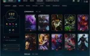 Conta com ALL Champions - 182 Skin's - 7 Páginas de Runas