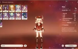CONTA COM KLEE AR8 / BEM PRÓXIMO DO SEGUNDO 5*