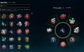 395 Skins Todos Campeões, 72K Ea 5 Skins Prestigio 9 Miticas