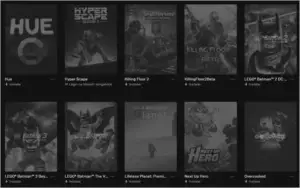 conta EPIC com GTA V Premium Edition e vários BATMANS