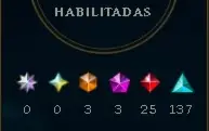 Conta LOL com 313 skins todos os campeos lvl 496
