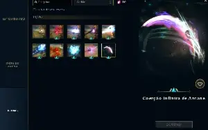 Conta LOL com 313 skins todos os campeos lvl 496