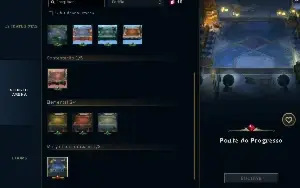 Conta LOL com 313 skins todos os campeos lvl 496