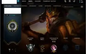Conta League Of Legends Md5 para o prata MMR muito bom