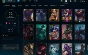 Conta Diamante 4 Skin kayle juiza e 10 páginas de runa