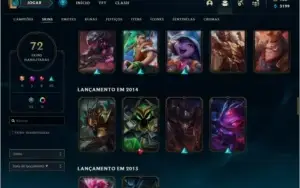 Conta Diamante 4 Skin kayle juiza e 10 páginas de runa