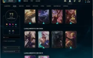 Conta Diamante 4 Skin kayle juiza e 10 páginas de runa