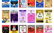 Pack Canva Convite Criativo Vol 7 - 53 Artes Editáveis
