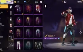 Conta Free Fire Básica com Skins boas