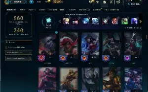 Ferro 3 com TODOs os champs e 206 skins ( MID / ADC )