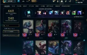 Ferro 3 com TODOs os champs e 206 skins ( MID / ADC )
