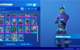 Conta Fortnite com Cavaleiro Negro + Duende+ Salve o mundo