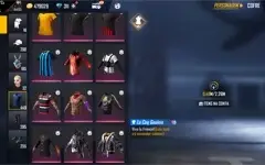 Conta Free fire Lv 65,20 passes, 4 cubos e muitas skins