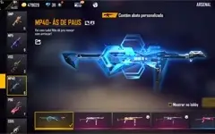 Conta Free fire Lv 65,20 passes, 4 cubos e muitas skins