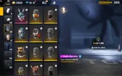 Conta Free fire Lv 65,20 passes, 4 cubos e muitas skins