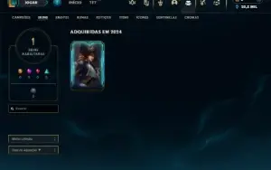 Mestre com 25 Champs e 1 Skin + 14 Fragmentos