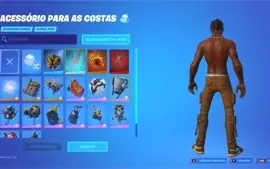 Conta Fortnite com Skin Rara Travis Scott