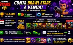 Conta Muito Forte 10 Lendários / 90 Brawn - Transfiro Email